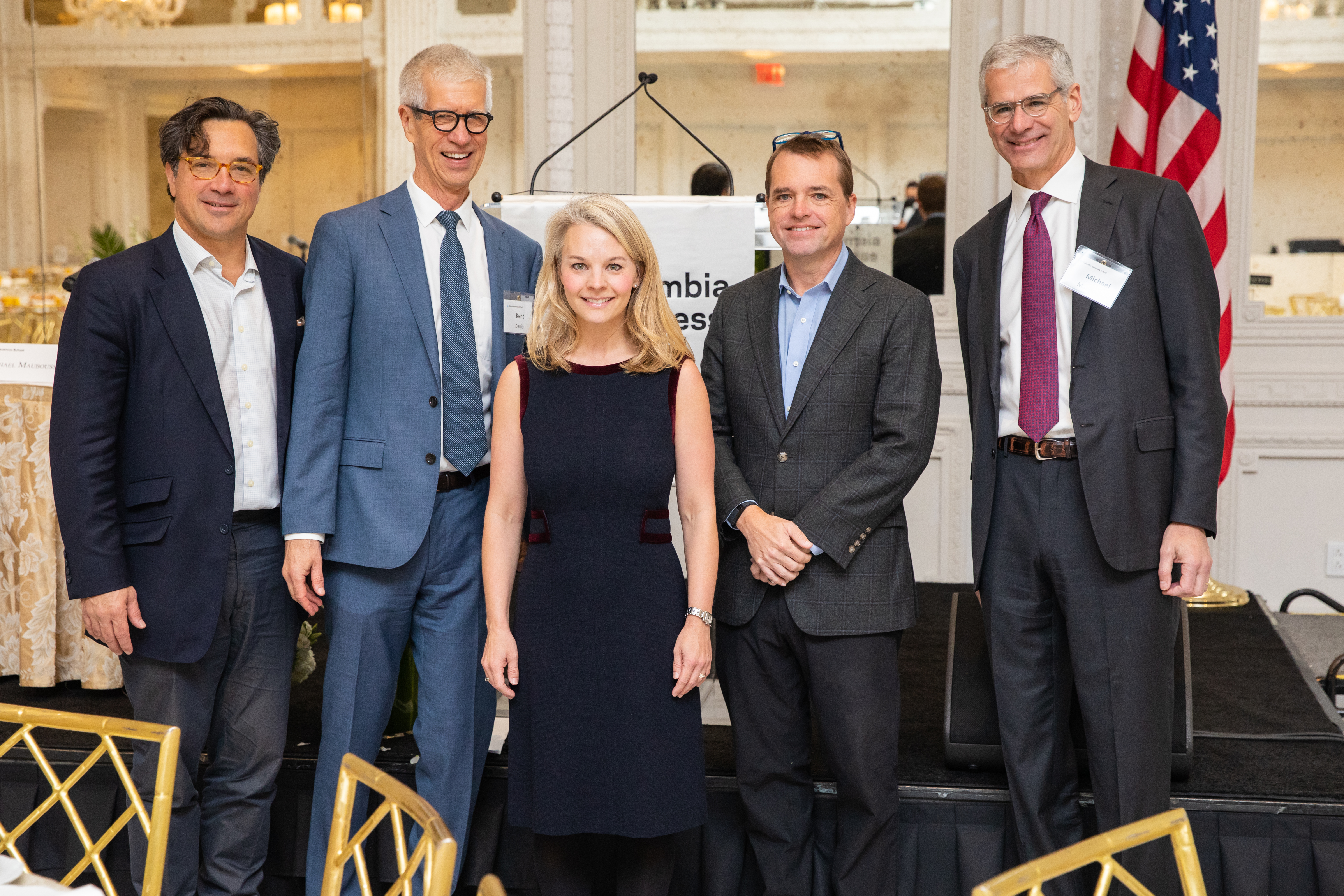 Todd Combs and guests at the Graham & Dodd Breakfast