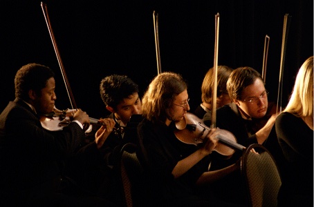 Musicians playing