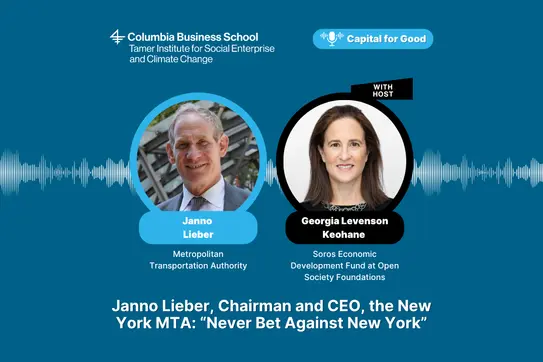 Capital for Good: Janno Lieber