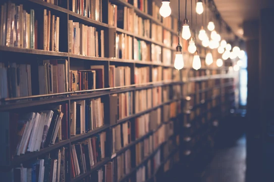 Photo of library with turned on lights photo – Free Book Image on Unsplash by ?? Janko Ferlič