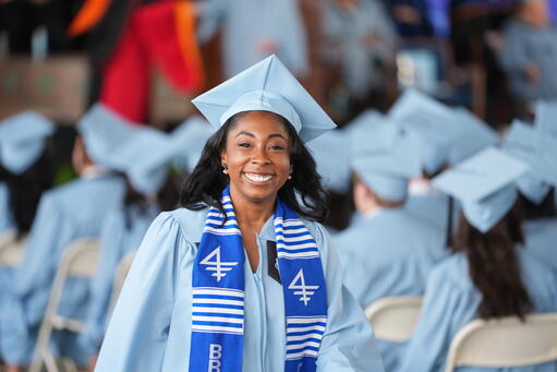 MBA Student at Spring 2023 Graduation